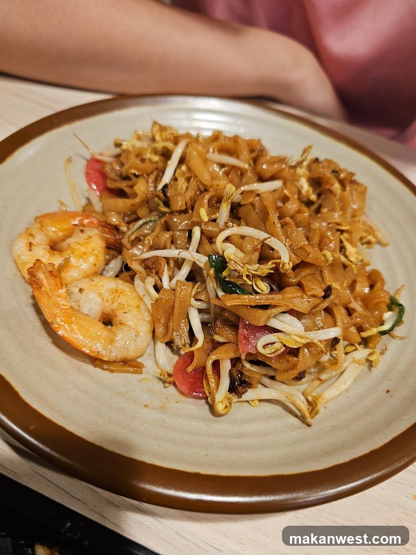 Pancake Noodles with Shrimp
