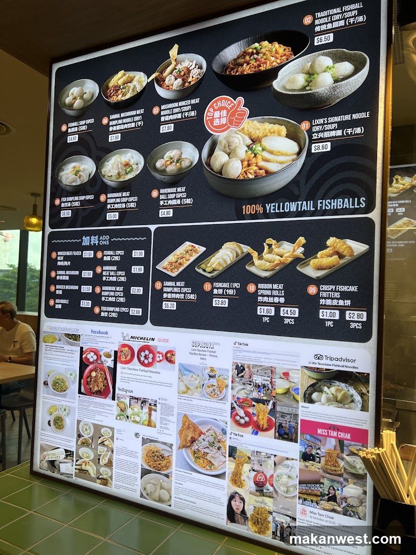 Noodle Shop Menu Board