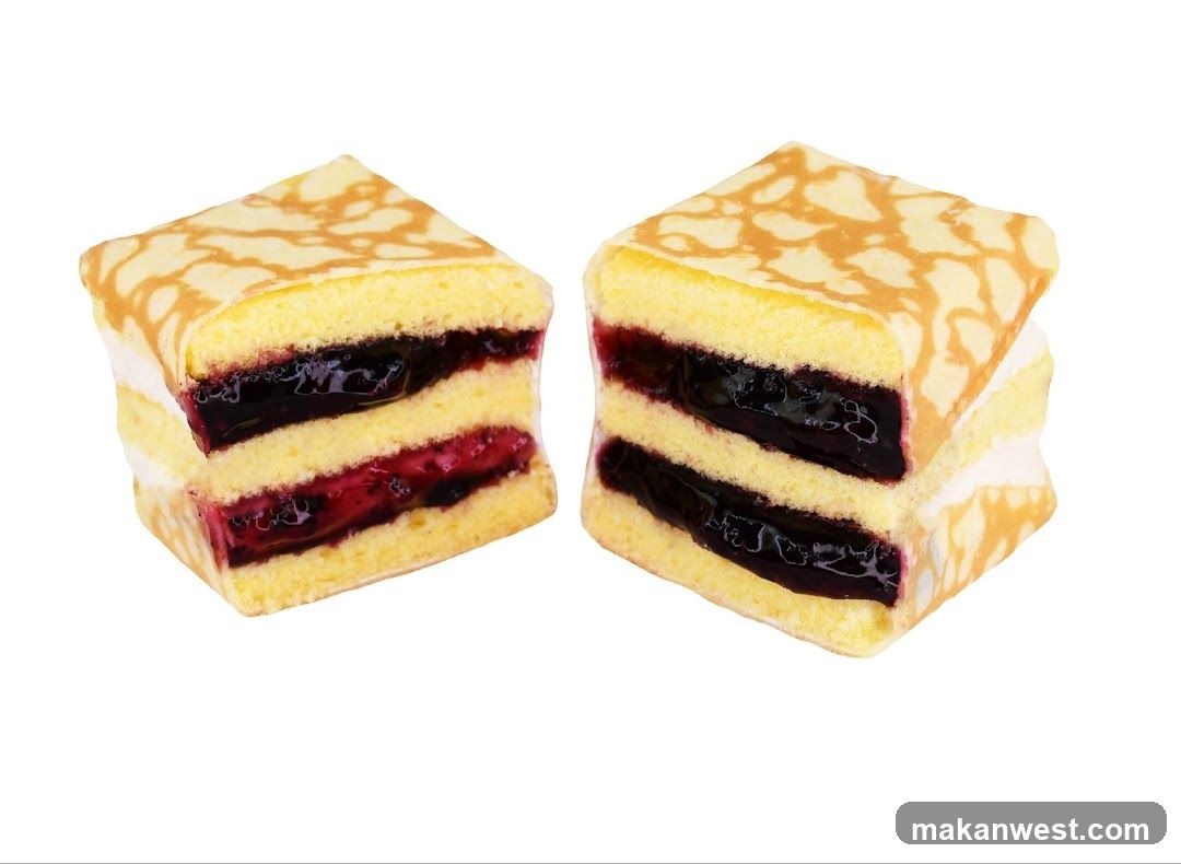 Layered Cake Slices