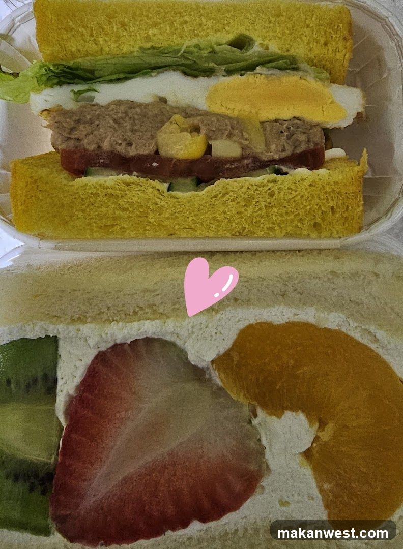 Sandwich and Fruit Roll
