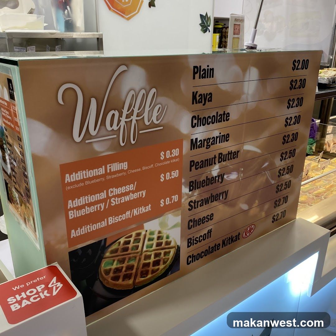 Waffle Menu Board