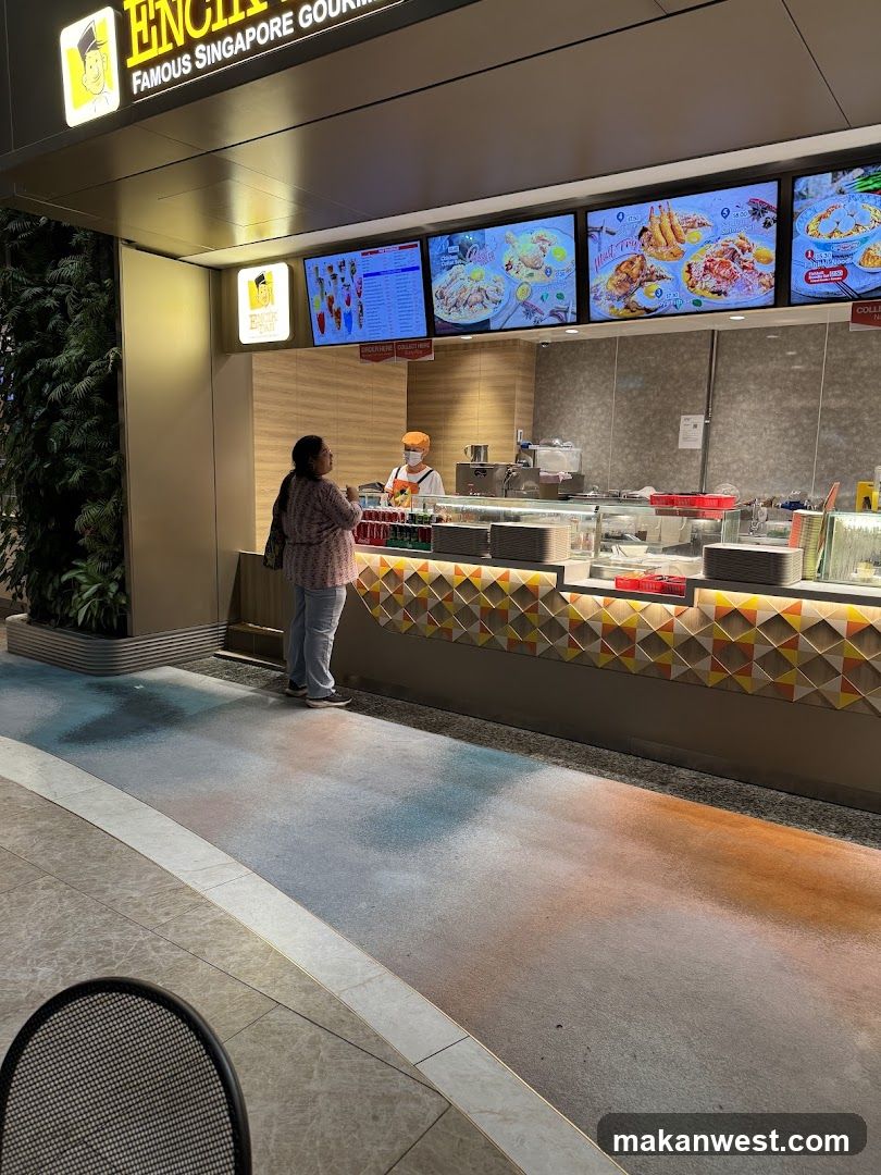 Food Stall Interior View