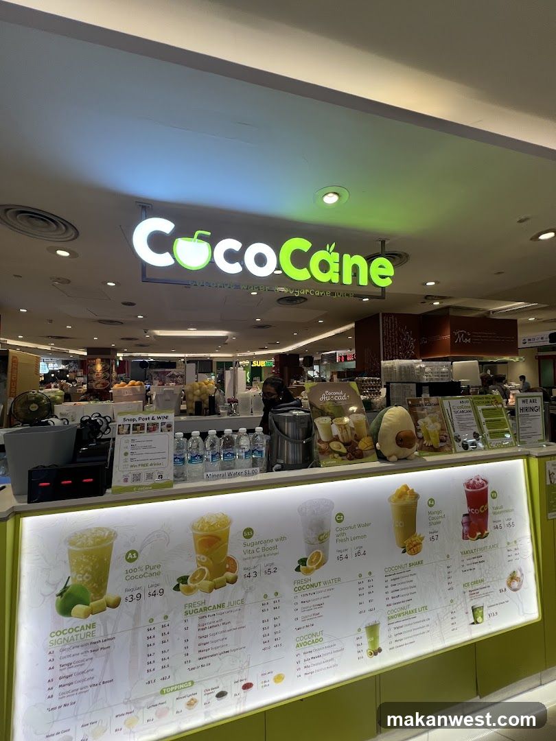 Coco Cane Juice Shop Interior