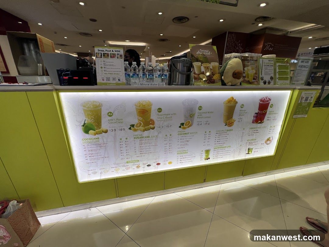 Juice Bar Counter Display