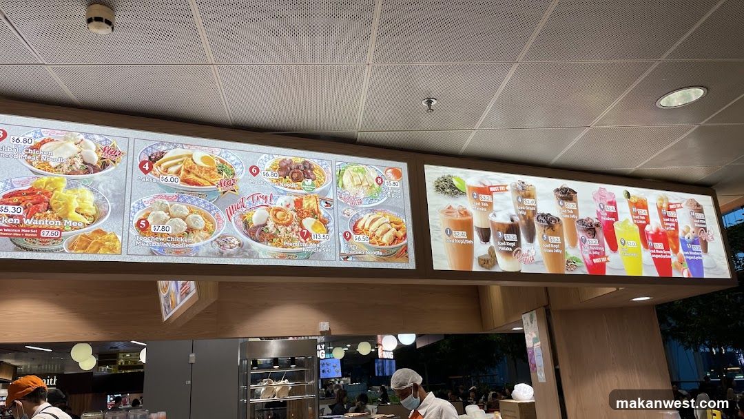 Food Court Menu Board
