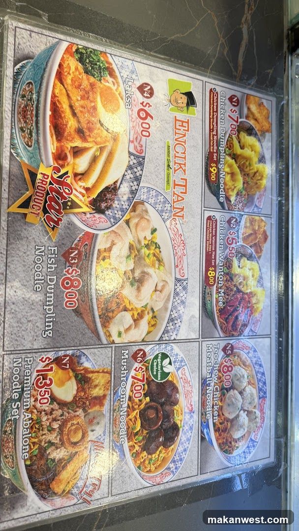 Encik Tan Menu Board