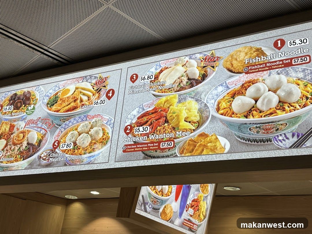 Noodle Menu Board