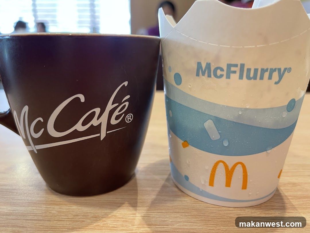 McDonald's McCafé and McFlurry
