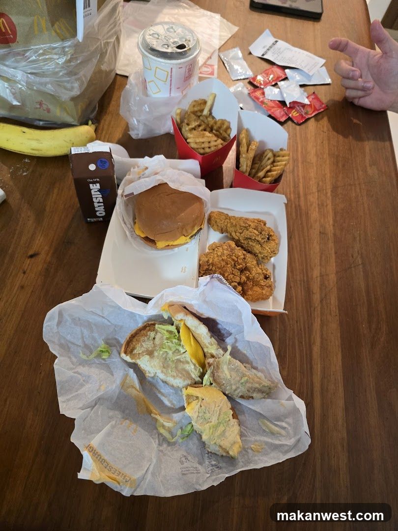 McDonald's Meal Spread