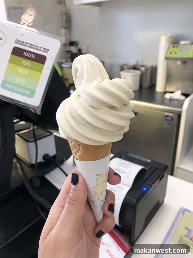 Soft Serve Ice Cream Cone