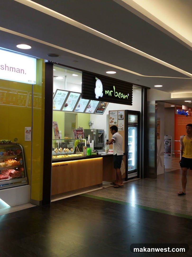 mr bean food stall interior