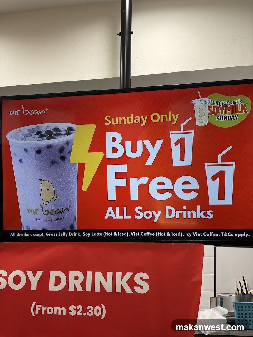 Mr Bean Soy Drink Promotion