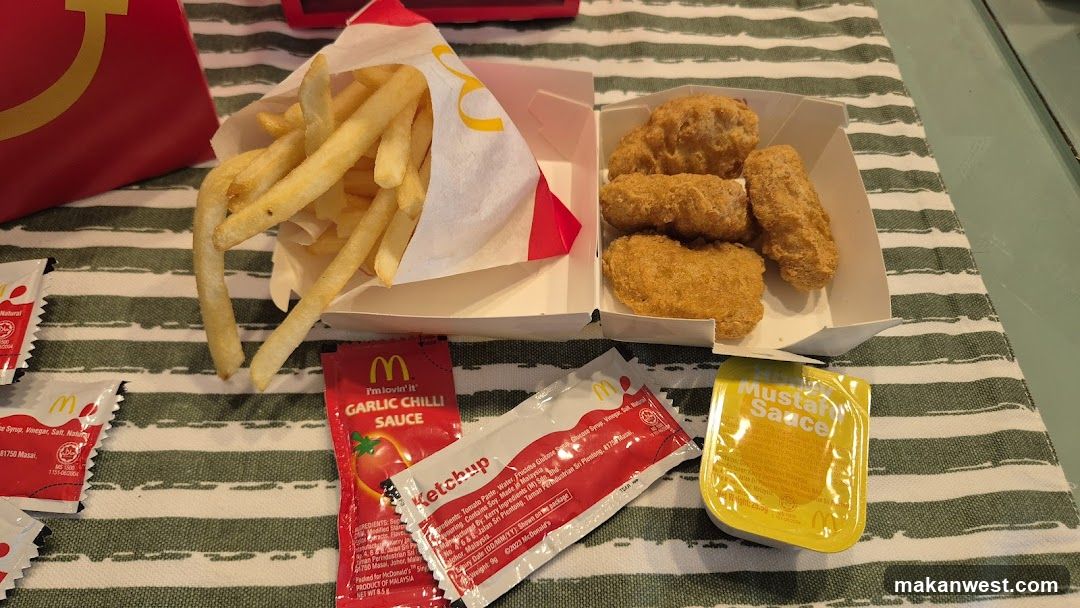 McDonald's Meal with Fries and Chicken Nuggets