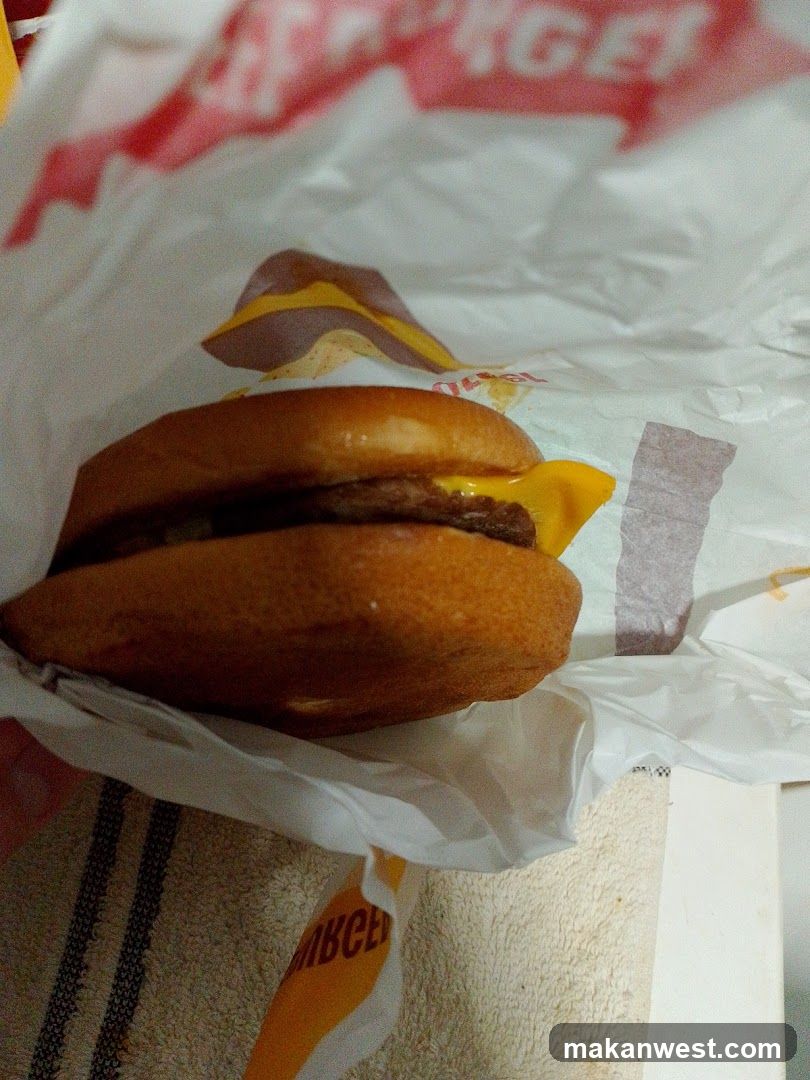 Burger in Wrapper