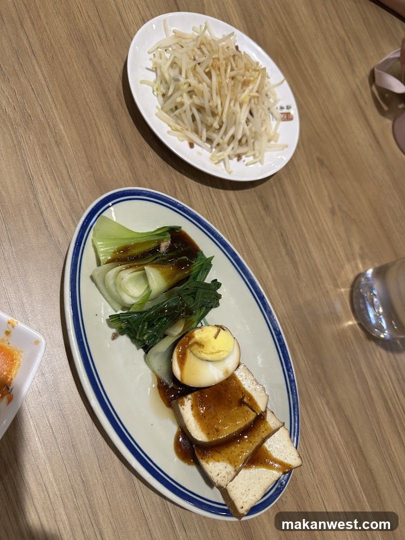 Dish with Tofu, Egg and Vegetables