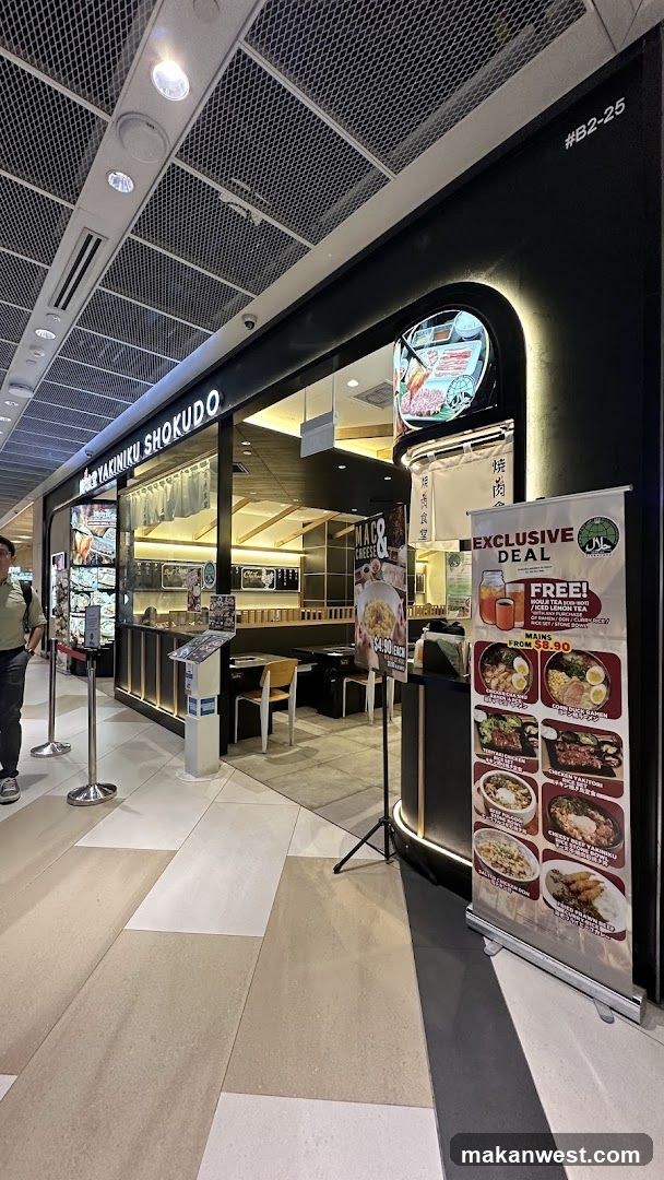 Restaurant Interior and Exterior View