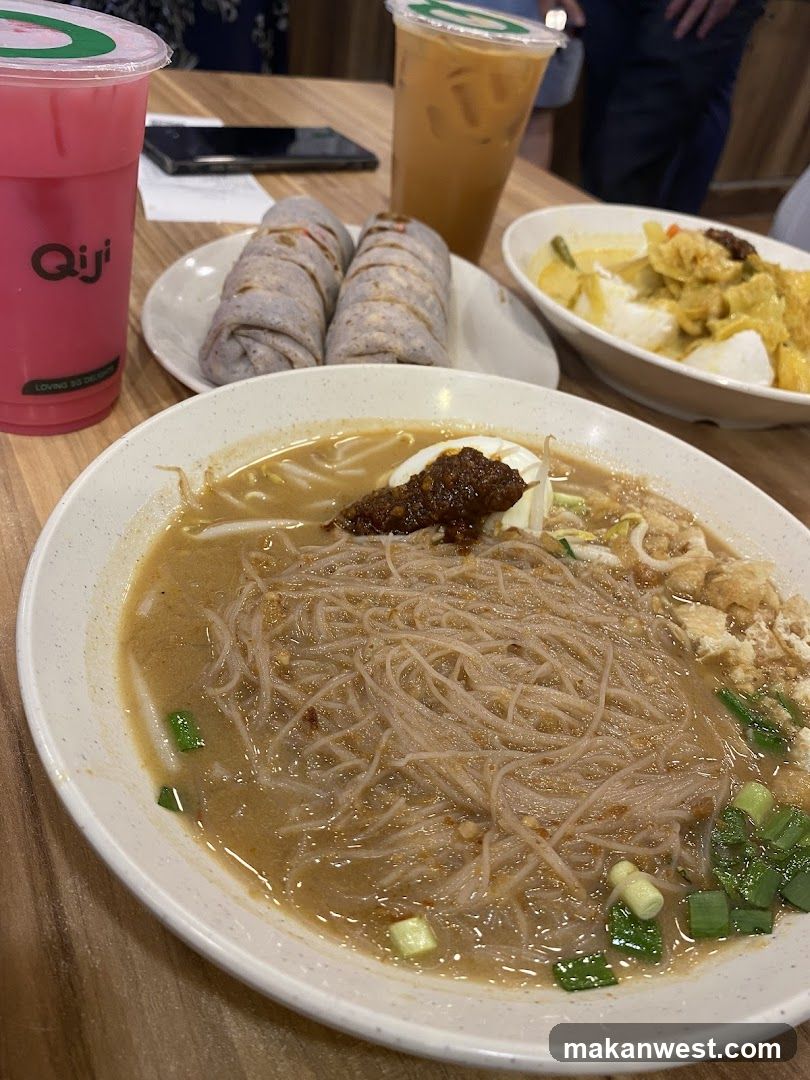 Lunch Meal with Qiji Drink