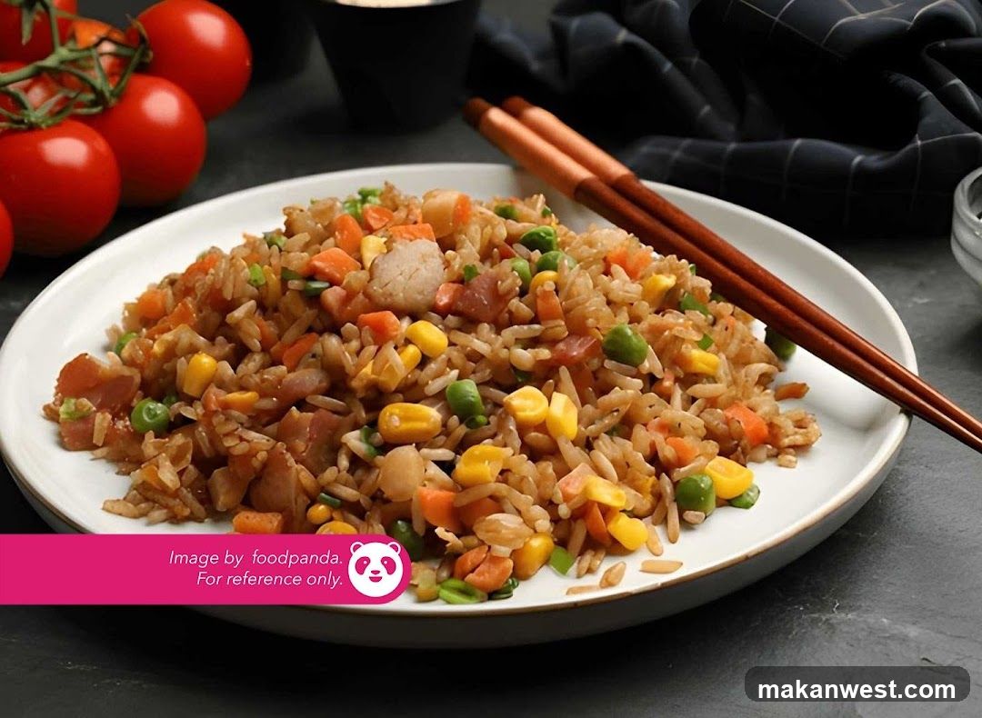 Fried Rice with Vegetables and Meat