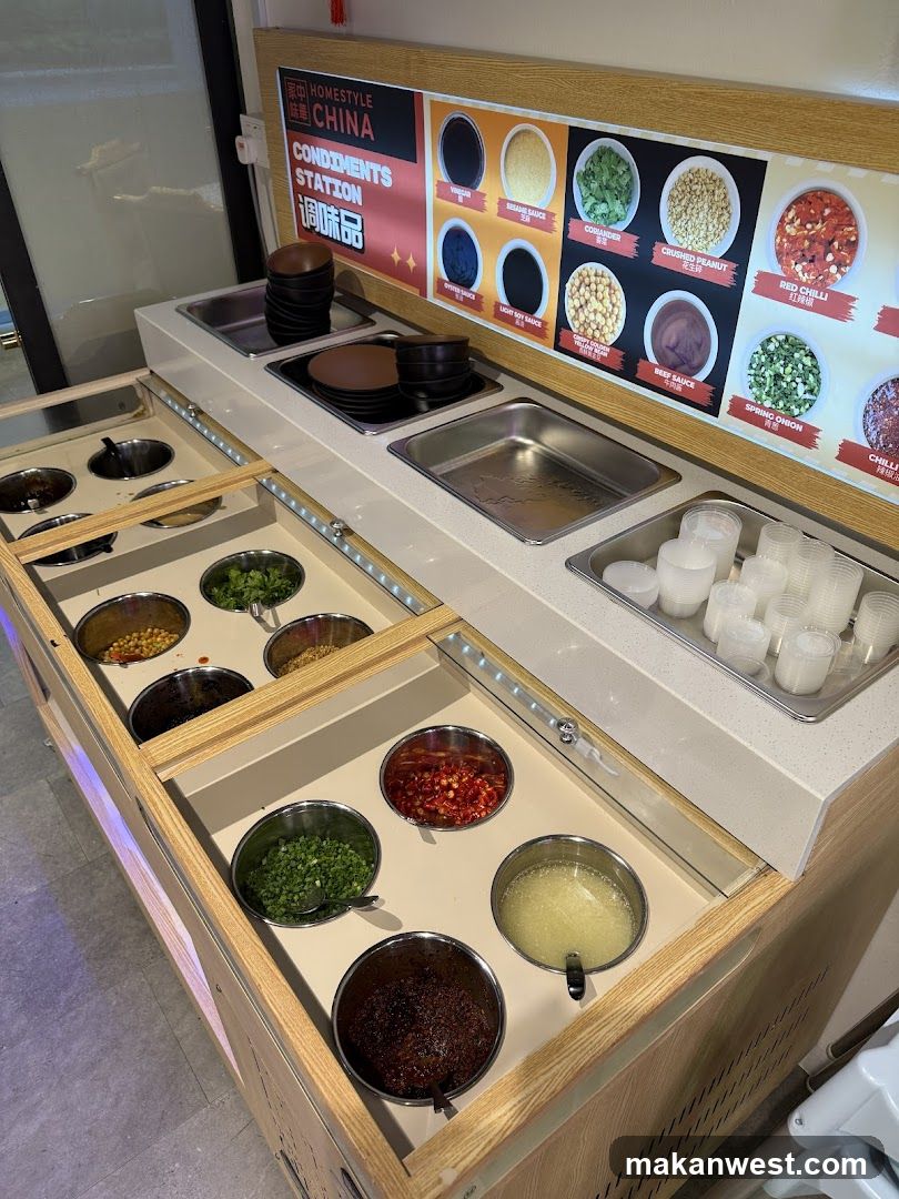 Shabu Shoku Condiment Station