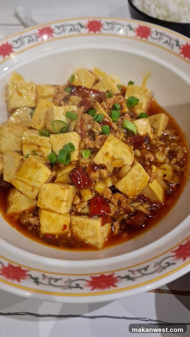 Mapo Tofu Dish