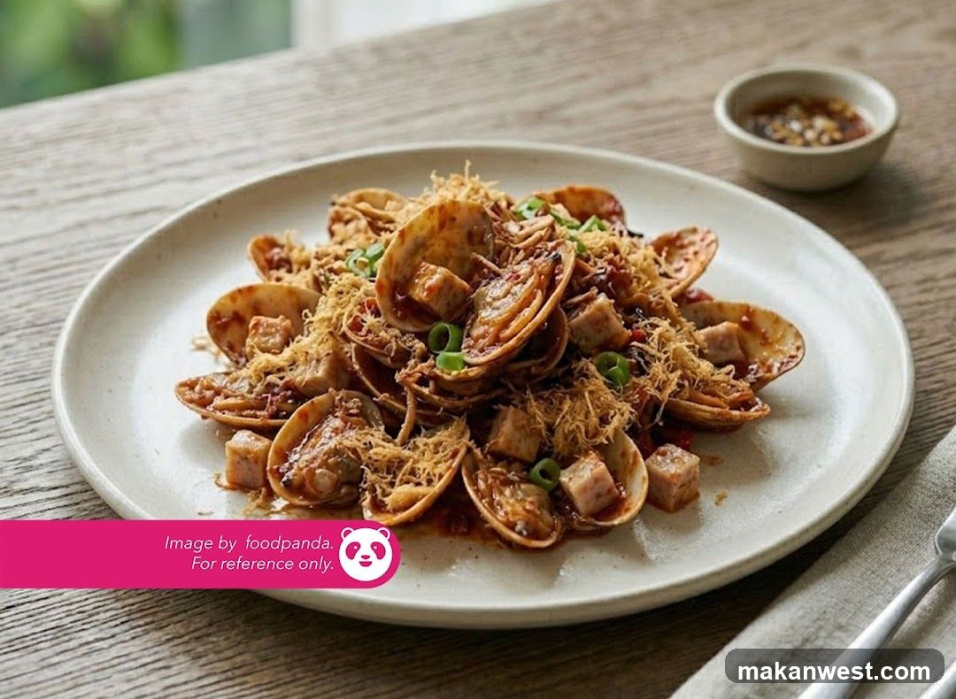 Stir-fried Clams with Tofu and Green Onions