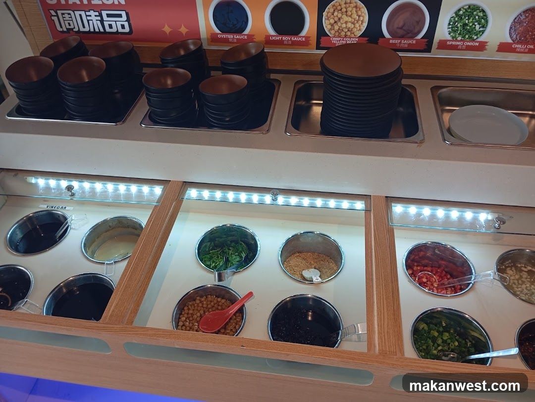 Sauce and Condiment Station