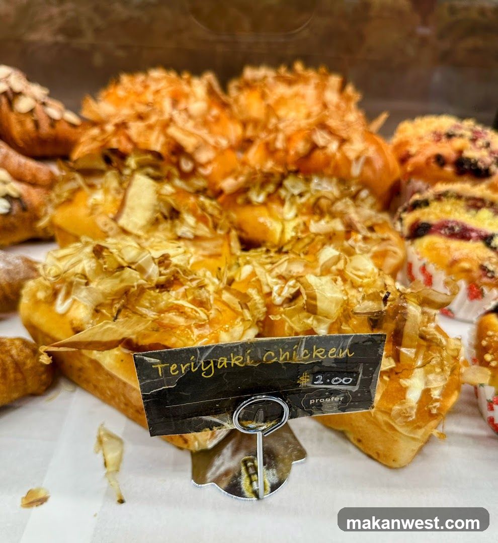 Teriyaki Chicken Bread Display