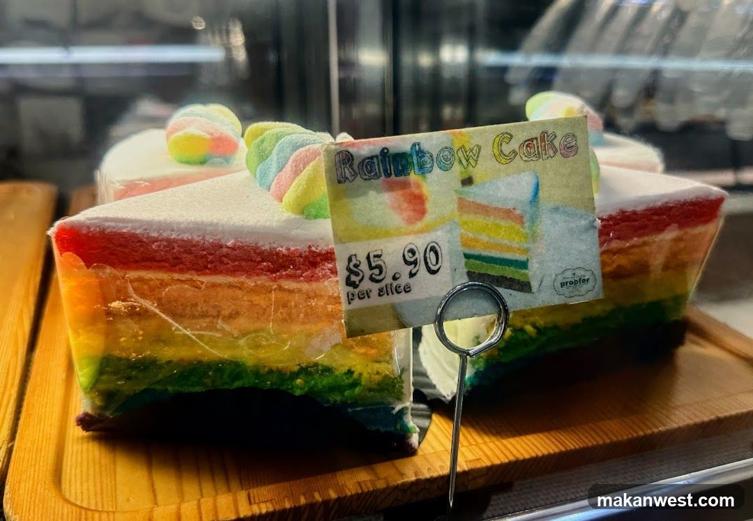 Rainbow Cake Display