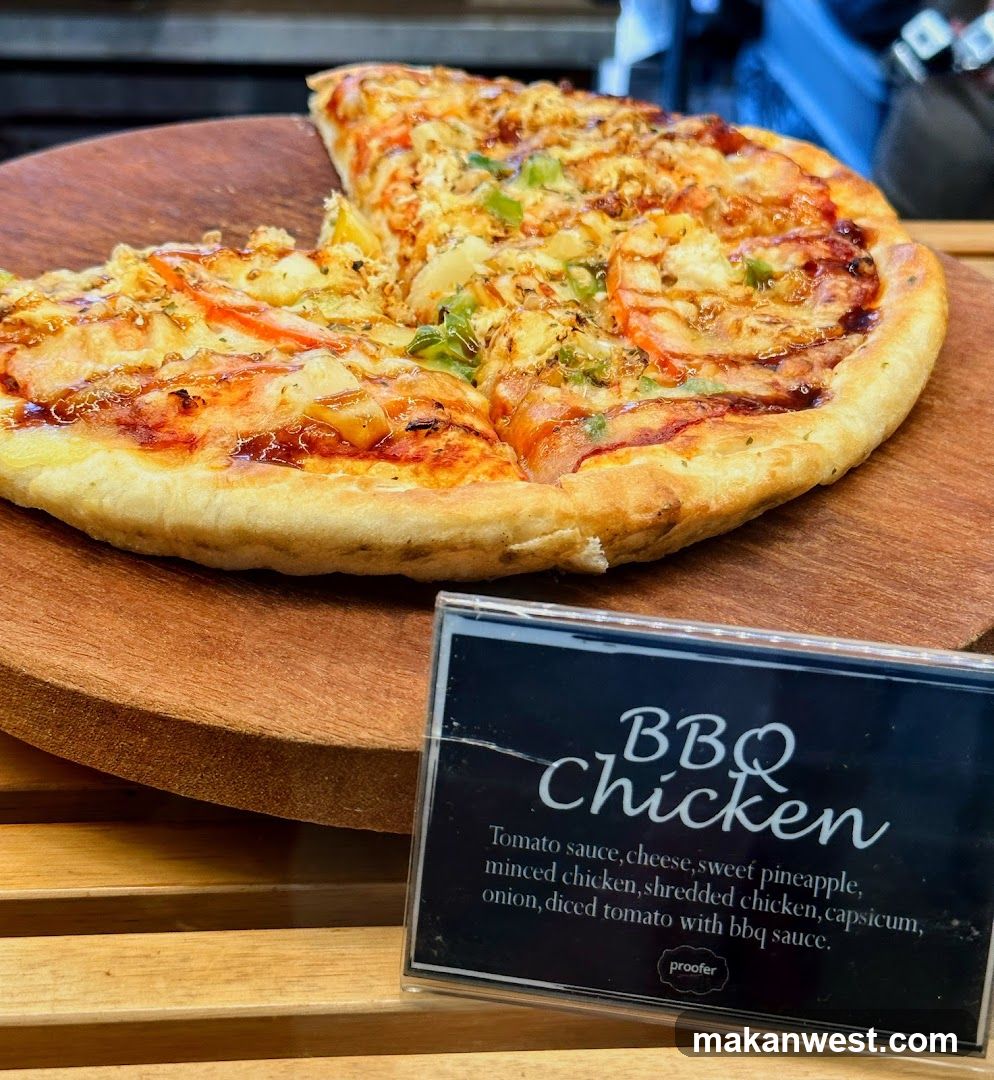 BBQ Chicken Pizza Display