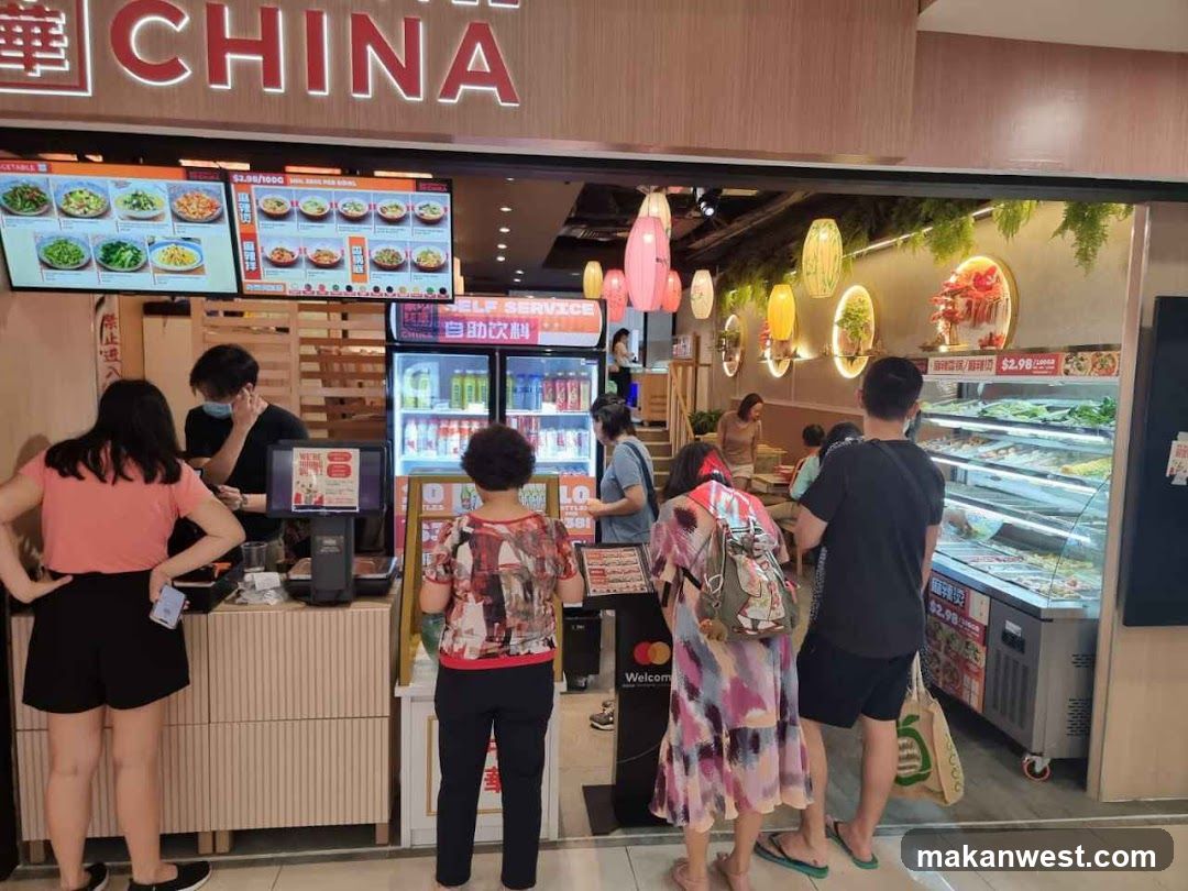 Chinese Food Store Interior