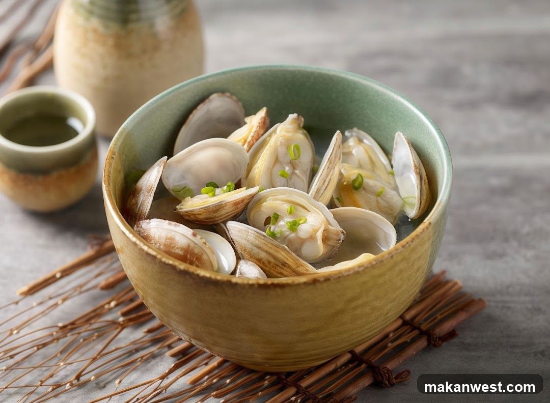 Clam Soup with Scallions