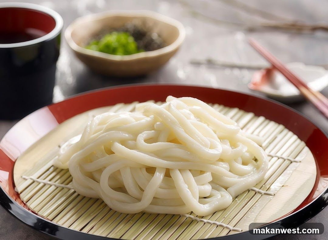 Udon Noodles with Side Dishes