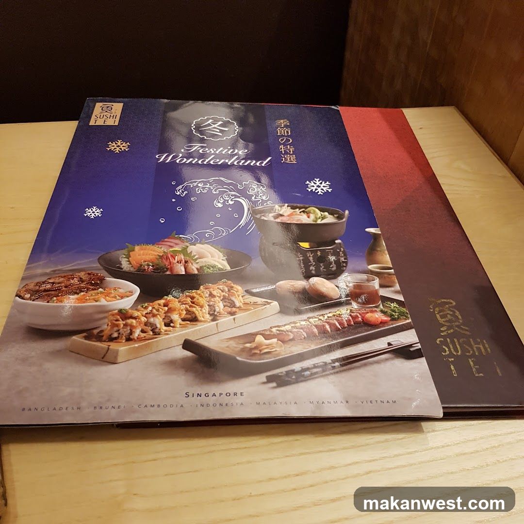 Sushi Tei Menu Cover