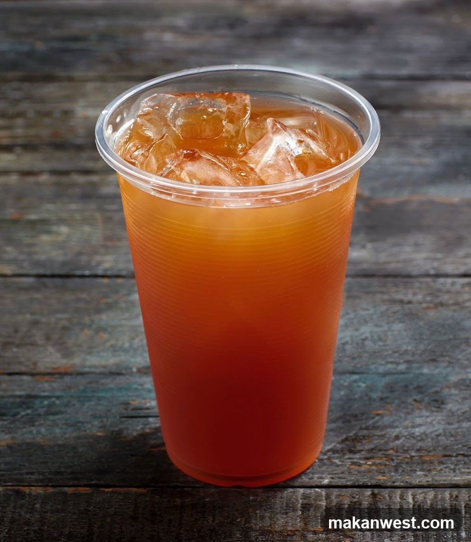 Iced Tea in Plastic Cup