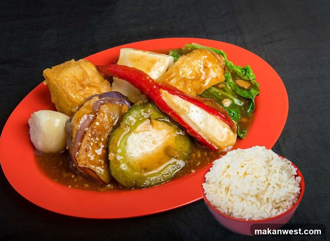 Stir-fried Tofu and Vegetables with Rice