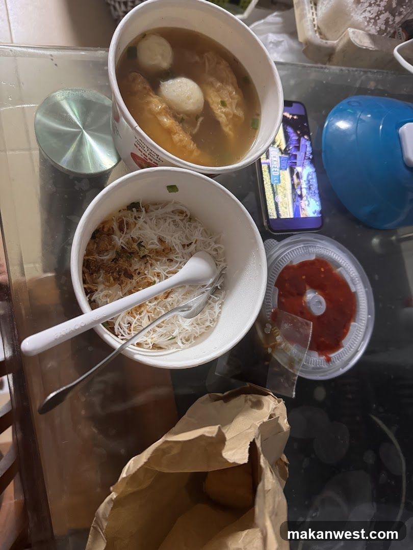 Takeout Meal on Glass Table