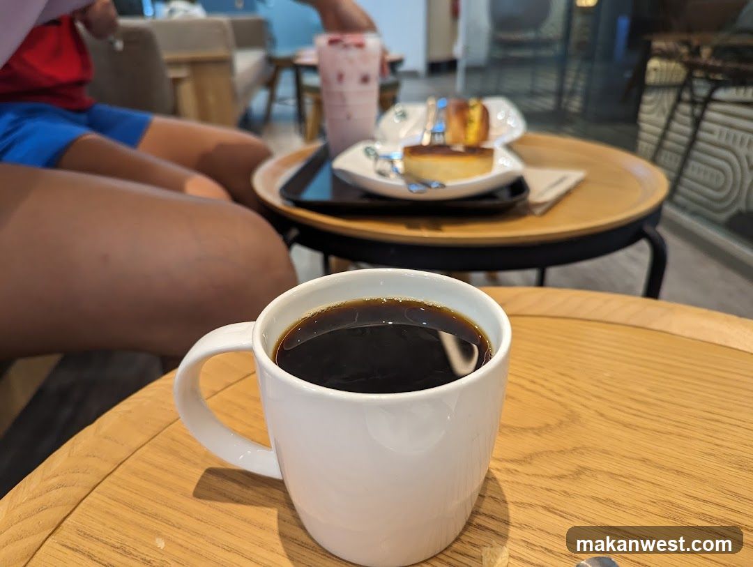 Coffee and Dessert at a Cafe