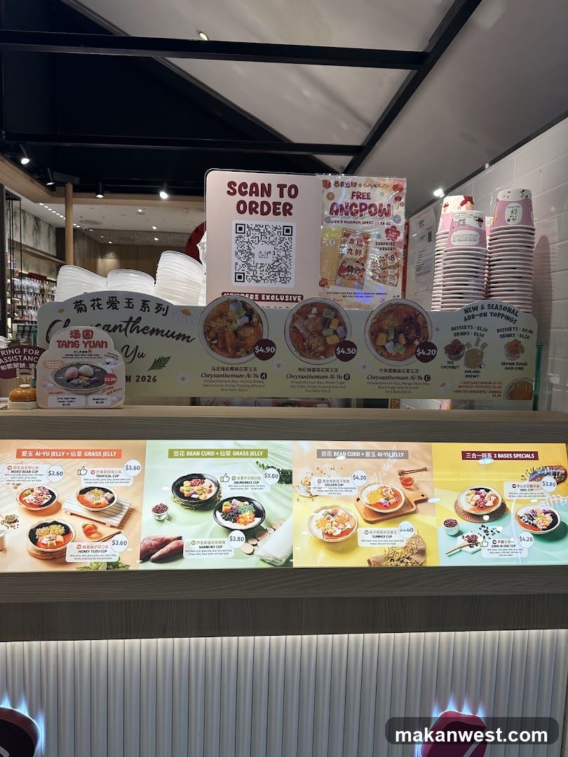 Food stall display