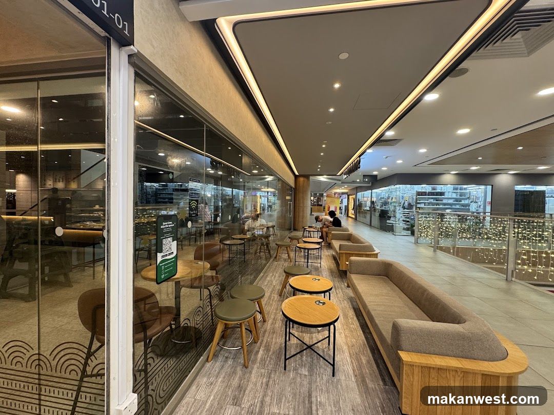 Coffee Shop Interior with Seating Area