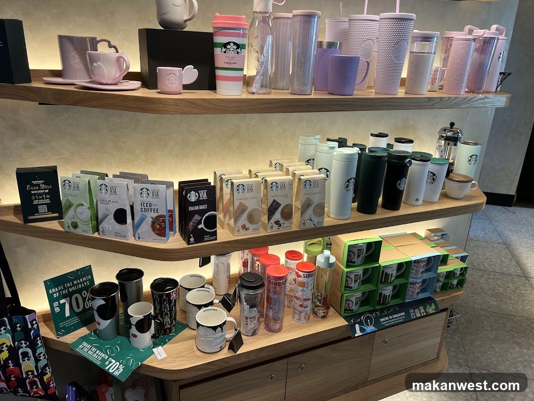 Starbucks Merchandise Display