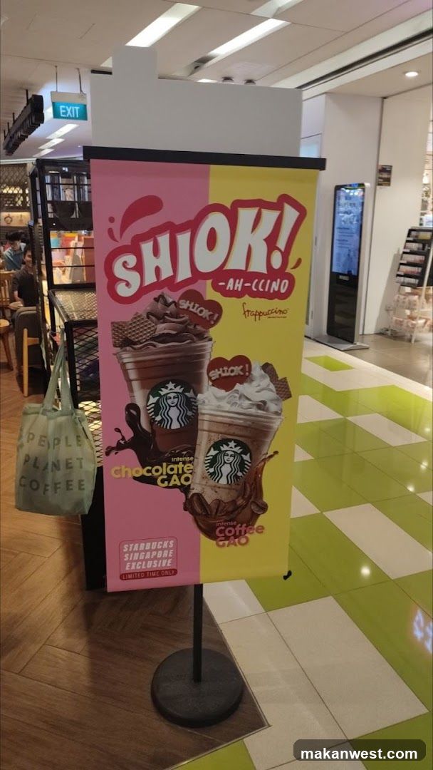 Starbucks ShioK! Ad Display