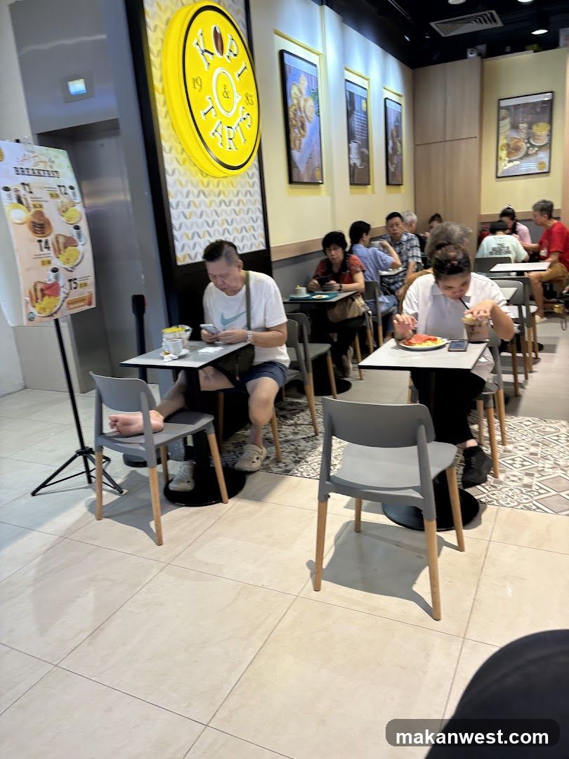 Kopi & Tea Interior Dining Area