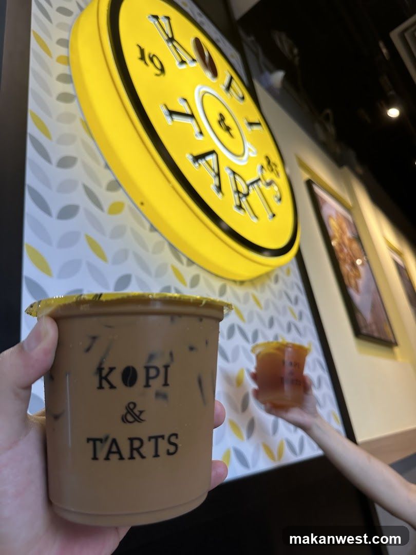 Kopi & Tarts Drink Display