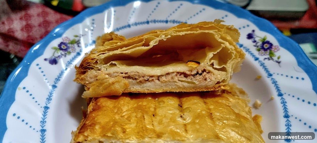 Pastries on a decorative plate