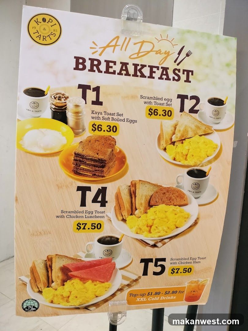 All Day Breakfast Menu