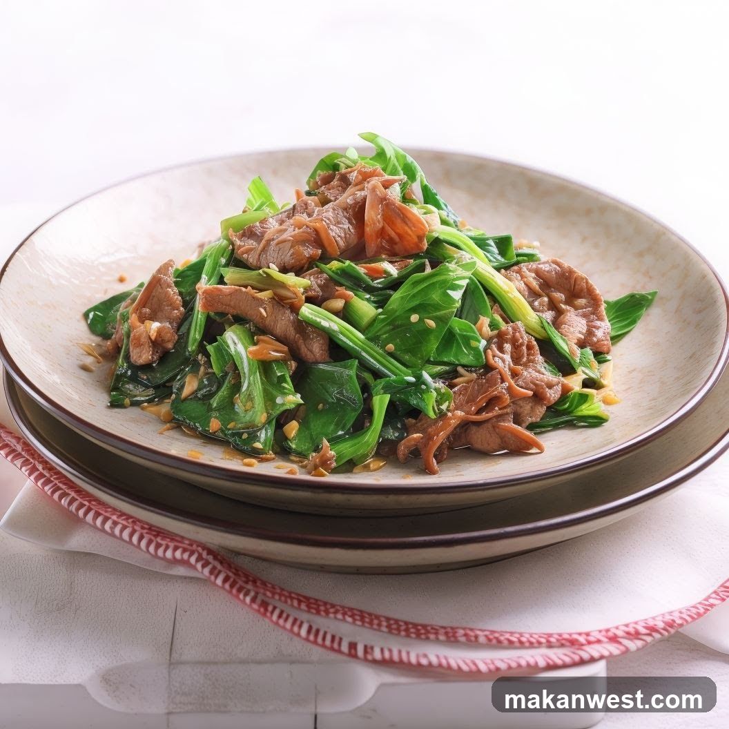 Stir-fried Beef and Greens