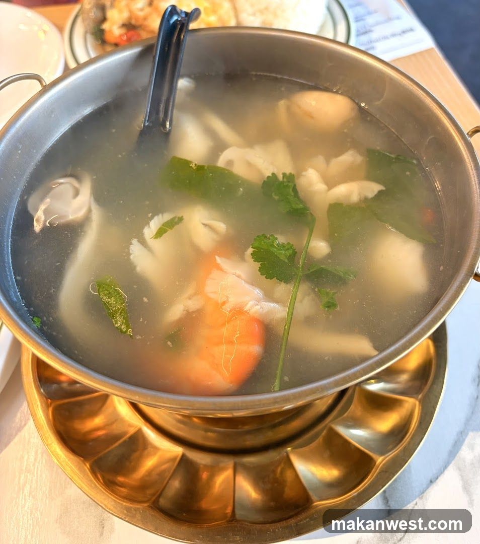 Hot Pot Soup with Ingredients