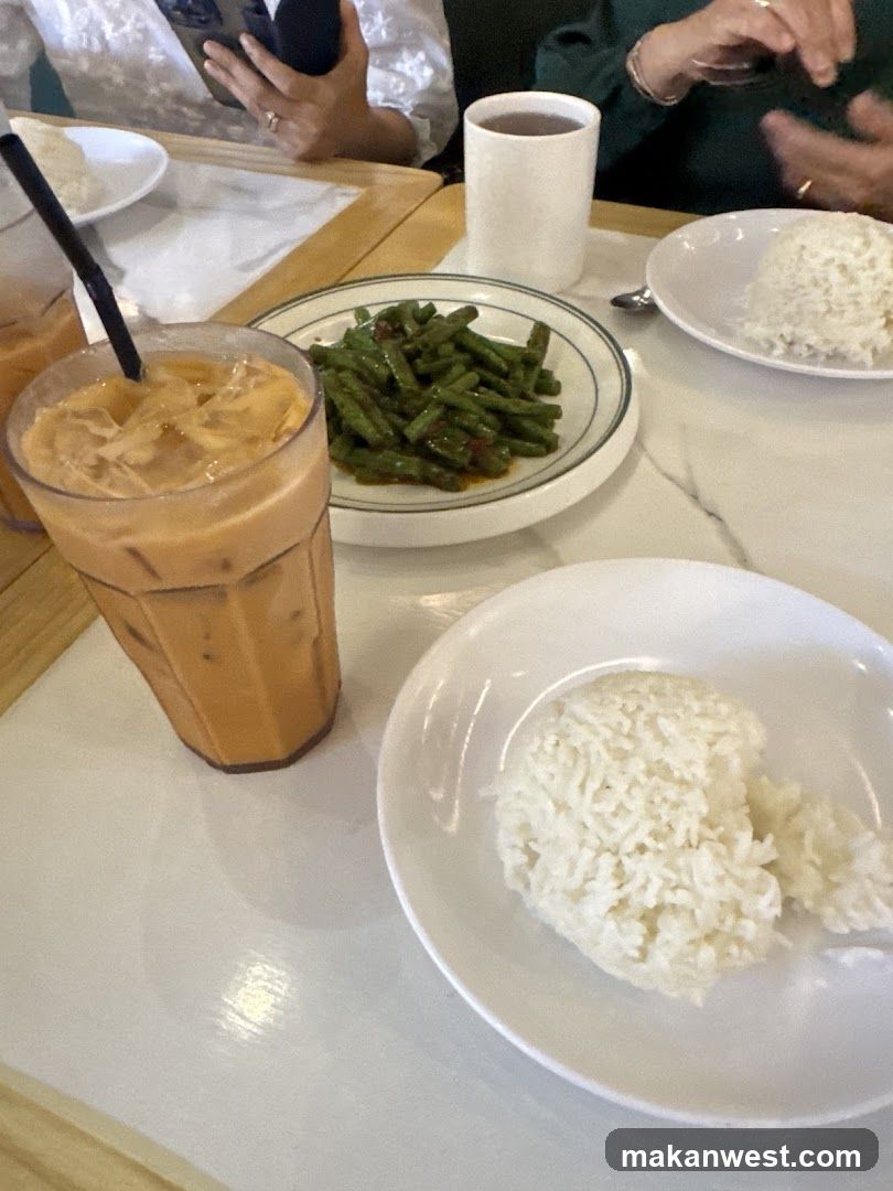 Dining Table with Food and Drinks