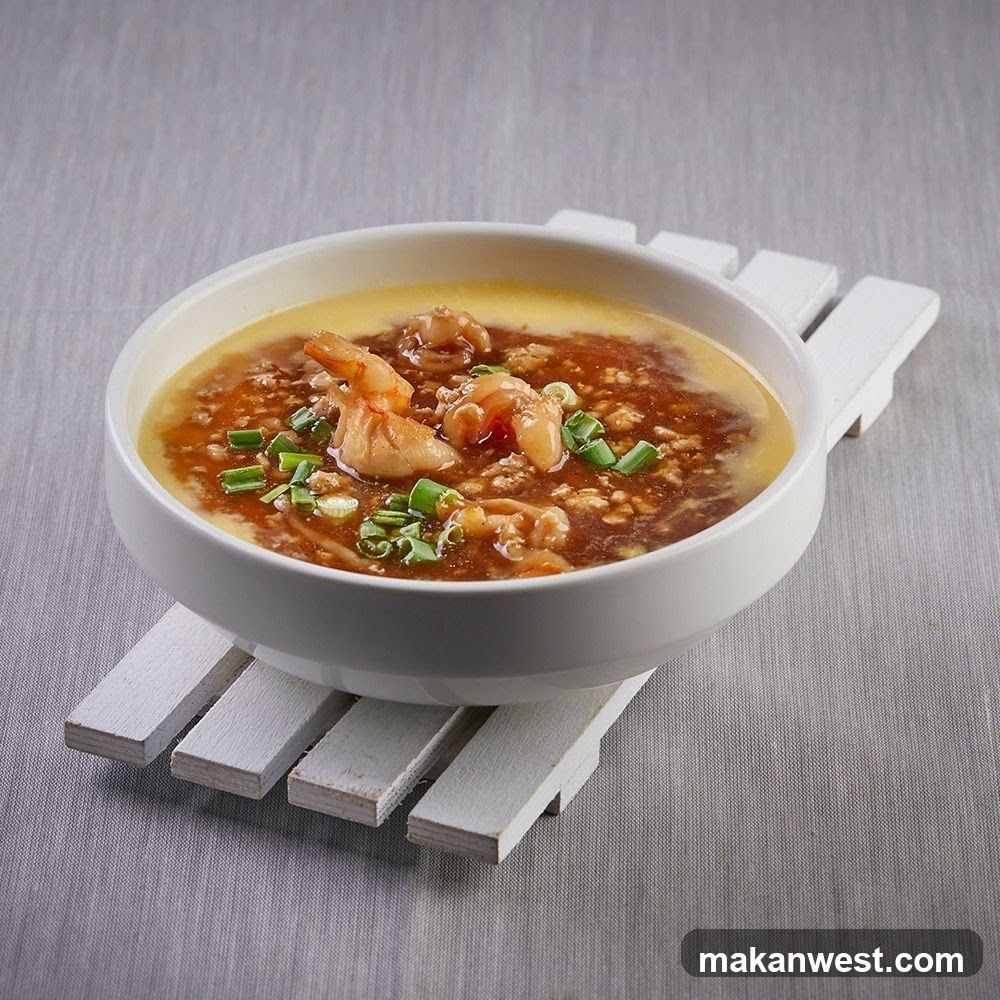 Shrimp and Egg Soup with Scallions