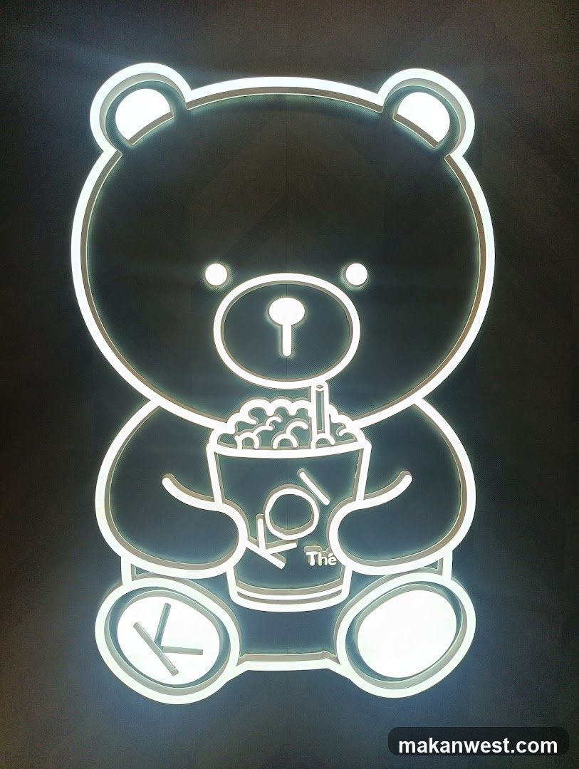 Lighted Bear Signage